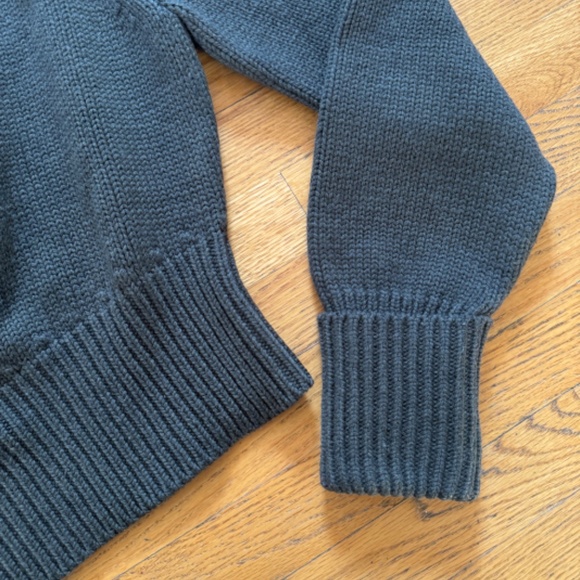 **LAST CALL** MONSE EUC Asymmetrical Cutout Sweater in Olive Green Size S - Picture 6 of 12